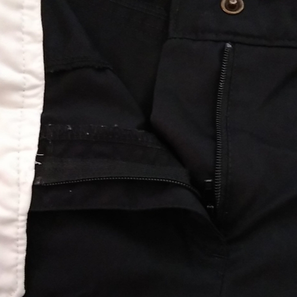 Nike Womens SZ Small Convertable Roll Tab Hem Golf Capris Shorts Black Pockets - Picture 8 of 11